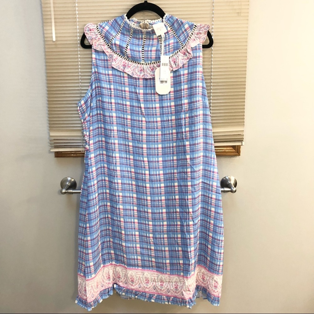 Anthropologie Plenty Tracy Reese Plaid Mini Dress